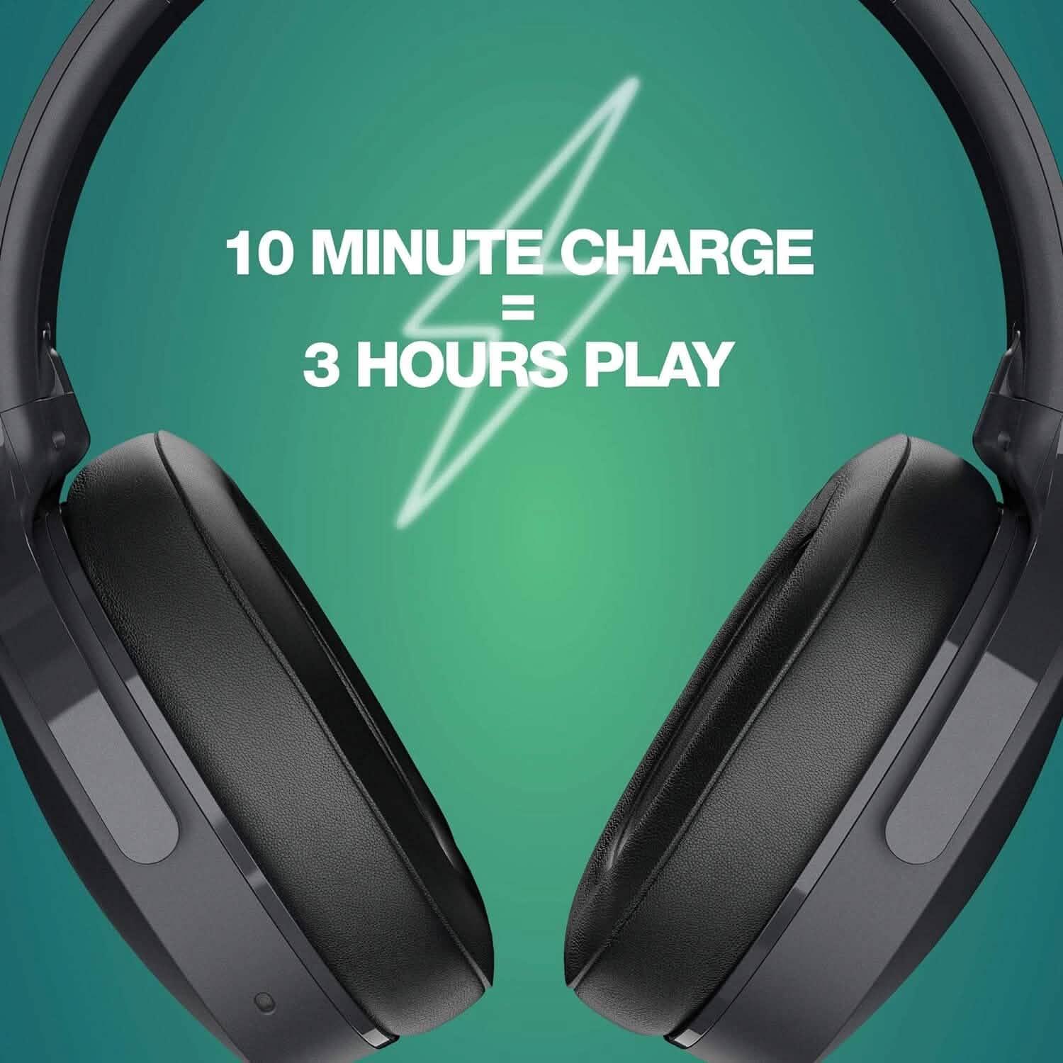 Skullcandy Hesh ANC Casque supra-auriculaire sans fil à annulation de bruit - True Black (Reconditionné)