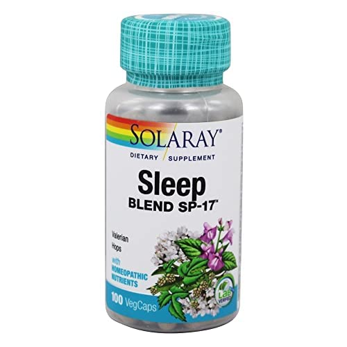 Mélange Sommeil SP-17, 100 gélules végétales, Solaray