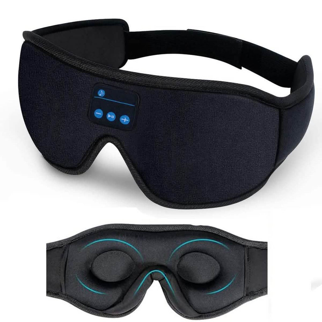 Masque de Sommeil Bluetooth 5.0 sans Fil 3D