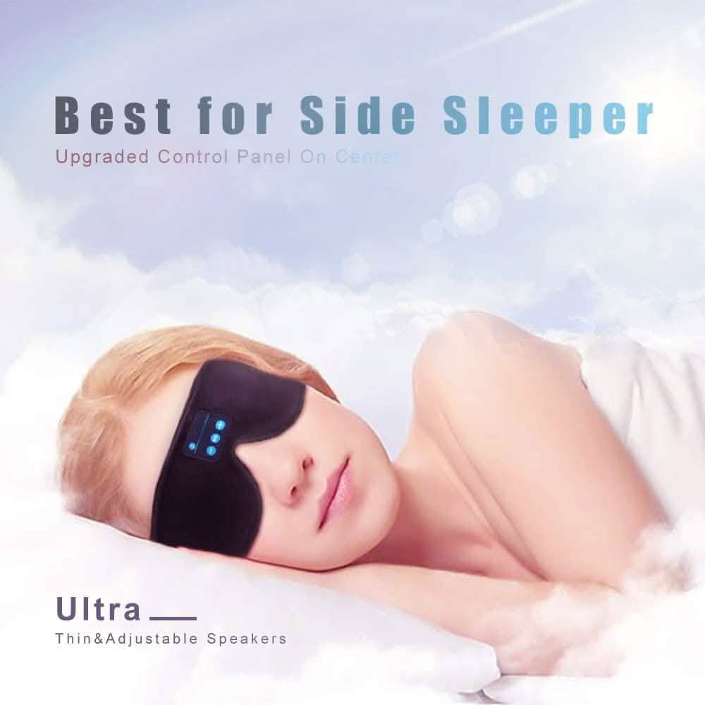 Masque de Sommeil Bluetooth 5.0 sans Fil 3D