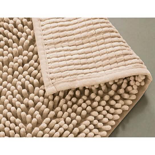 Tapis de bain doux et absorbant en chenille Anna, antidérapant, 43 x 61 cm
