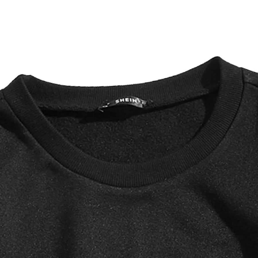 Sweat-shirt thermique doublé à motif slogan