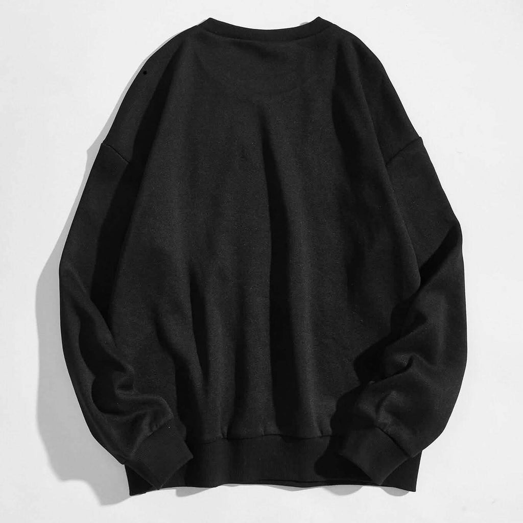 Sweat-shirt thermique doublé à motif slogan