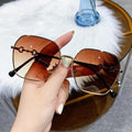 Petites lunettes de soleil ovales rétro pour hommes et femmes, avec verres miroirs polygonaux, style coréen et tendance, nouvelle personnalité, protection UV.