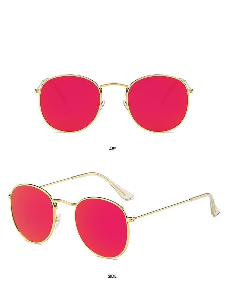 Petites lunettes de soleil rondes polarisées rétro pour hommes et femmes, lunettes de soleil rondes pour femmes, lunettes de créateur de marque nouvelle pour femmes/hommes, nouvelles lunettes rondes élégantes à petite monture