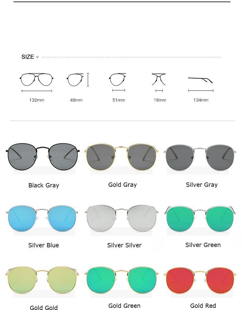 Petites lunettes de soleil rondes polarisées rétro pour hommes et femmes, lunettes de soleil rondes pour femmes, lunettes de créateur de marque nouvelle pour femmes/hommes, nouvelles lunettes rondes élégantes à petite monture