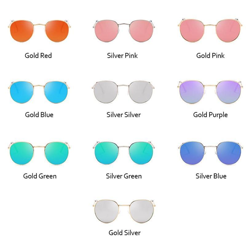 Petites lunettes de soleil rondes polarisées rétro pour hommes et femmes, lunettes de soleil rondes pour femmes, lunettes de créateur de marque nouvelle pour femmes/hommes, nouvelles lunettes rondes élégantes à petite monture