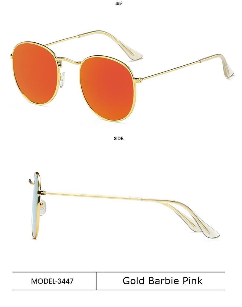 Petites lunettes de soleil rondes polarisées rétro pour hommes et femmes, lunettes de soleil rondes pour femmes, lunettes de créateur de marque nouvelle pour femmes/hommes, nouvelles lunettes rondes élégantes à petite monture