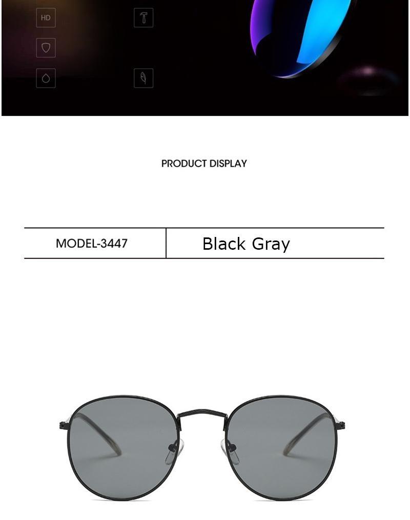 Petites lunettes de soleil rondes polarisées rétro pour hommes et femmes, lunettes de soleil rondes pour femmes, lunettes de créateur de marque nouvelle pour femmes/hommes, nouvelles lunettes rondes élégantes à petite monture