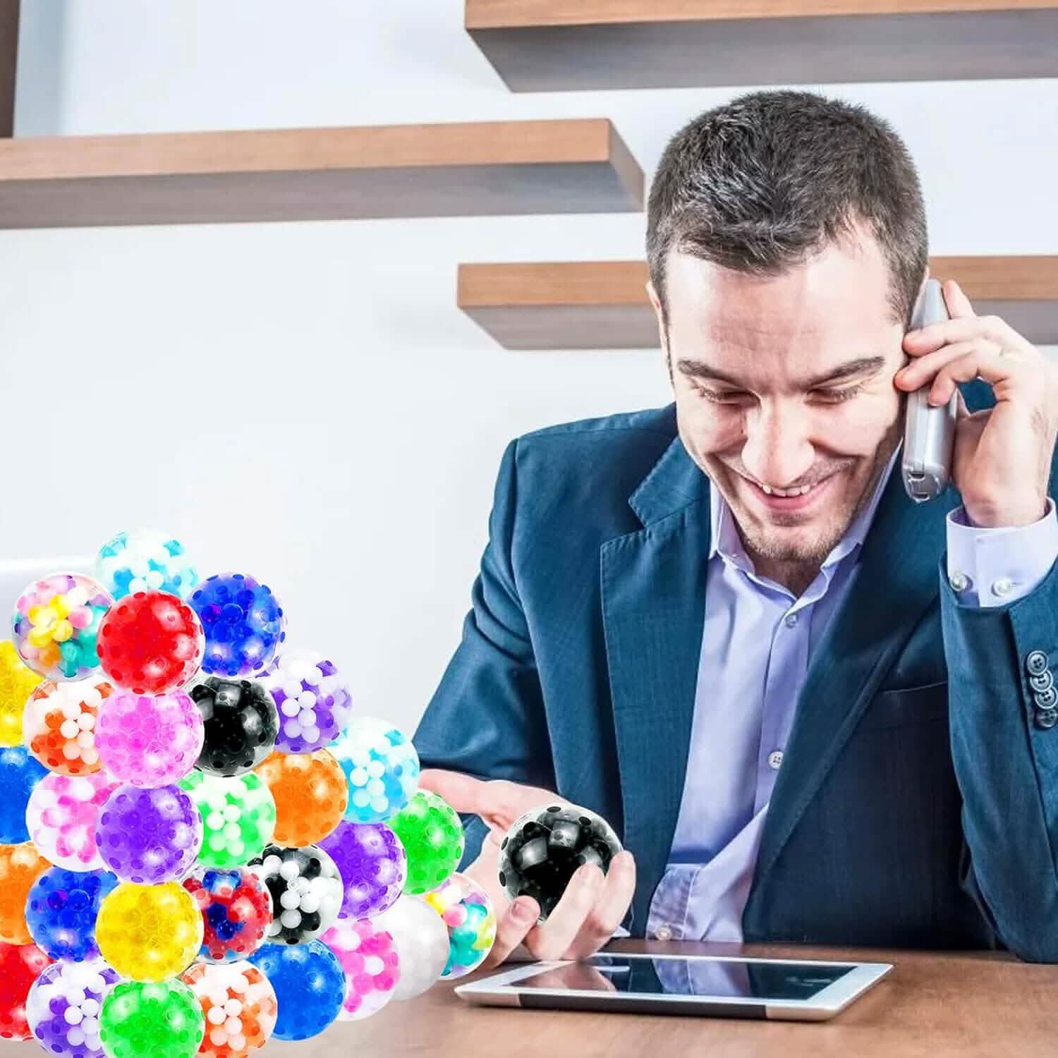 Petites balles sensorielles anti-stress pour adultes