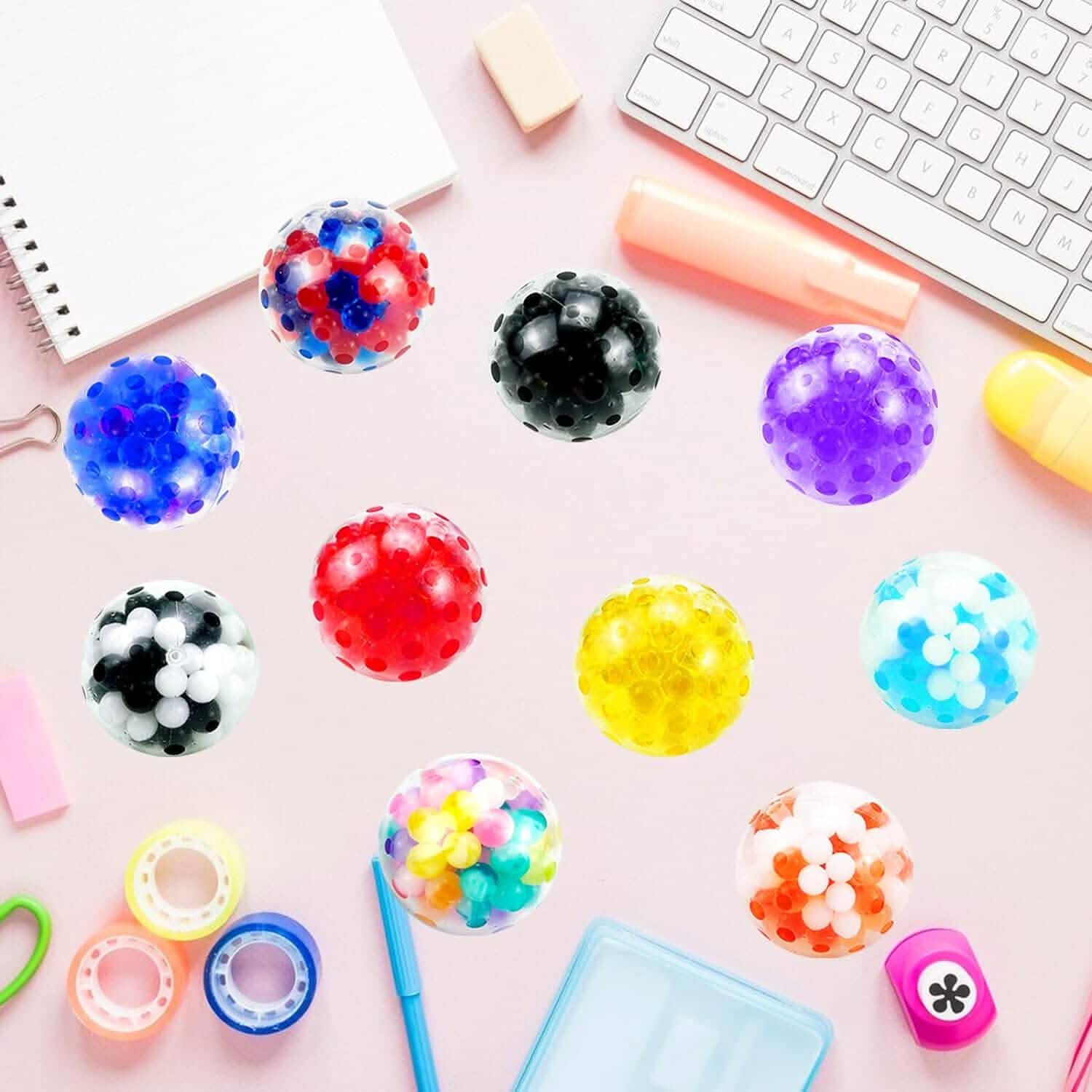 Petites balles sensorielles anti-stress pour adultes