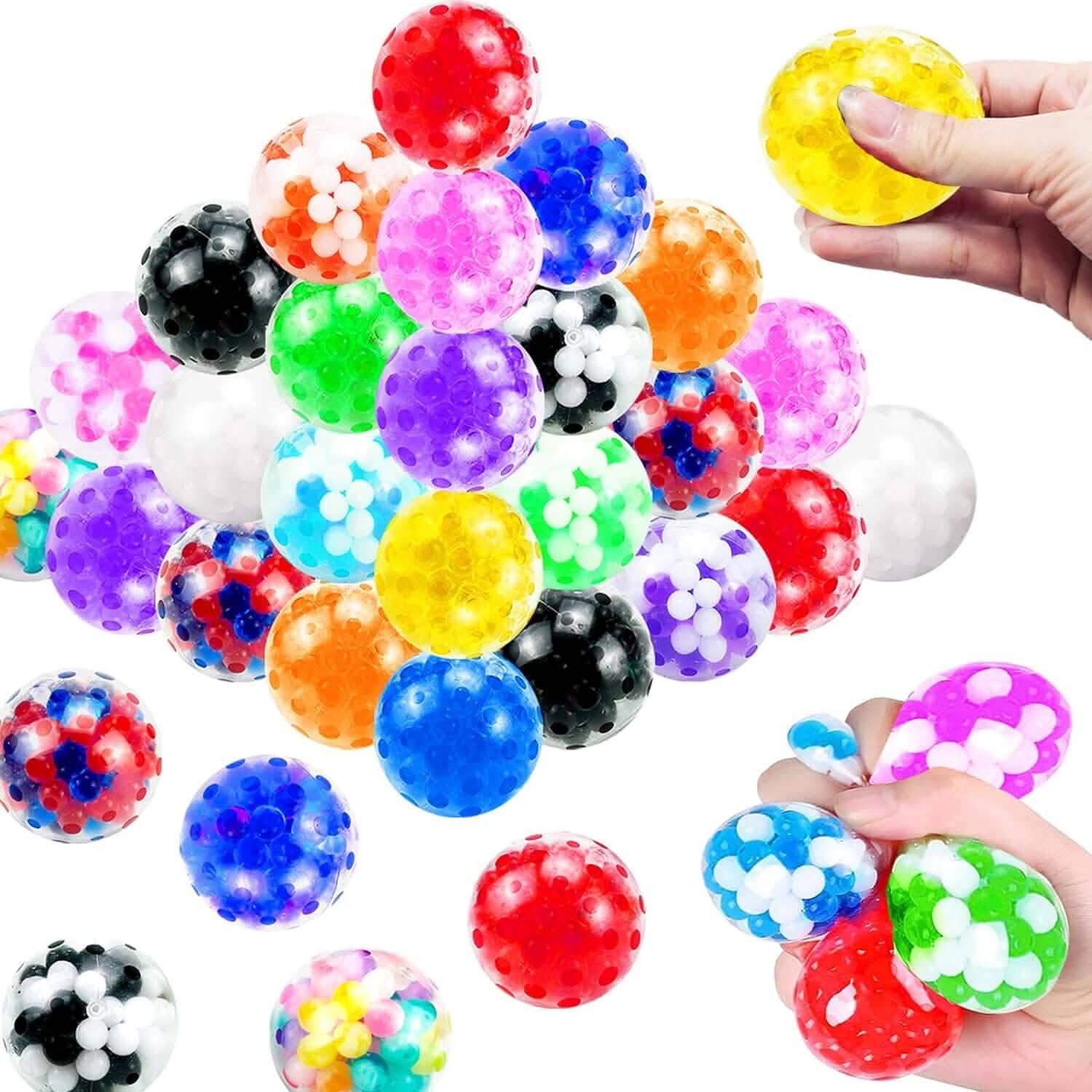 Petites balles sensorielles anti-stress pour adultes