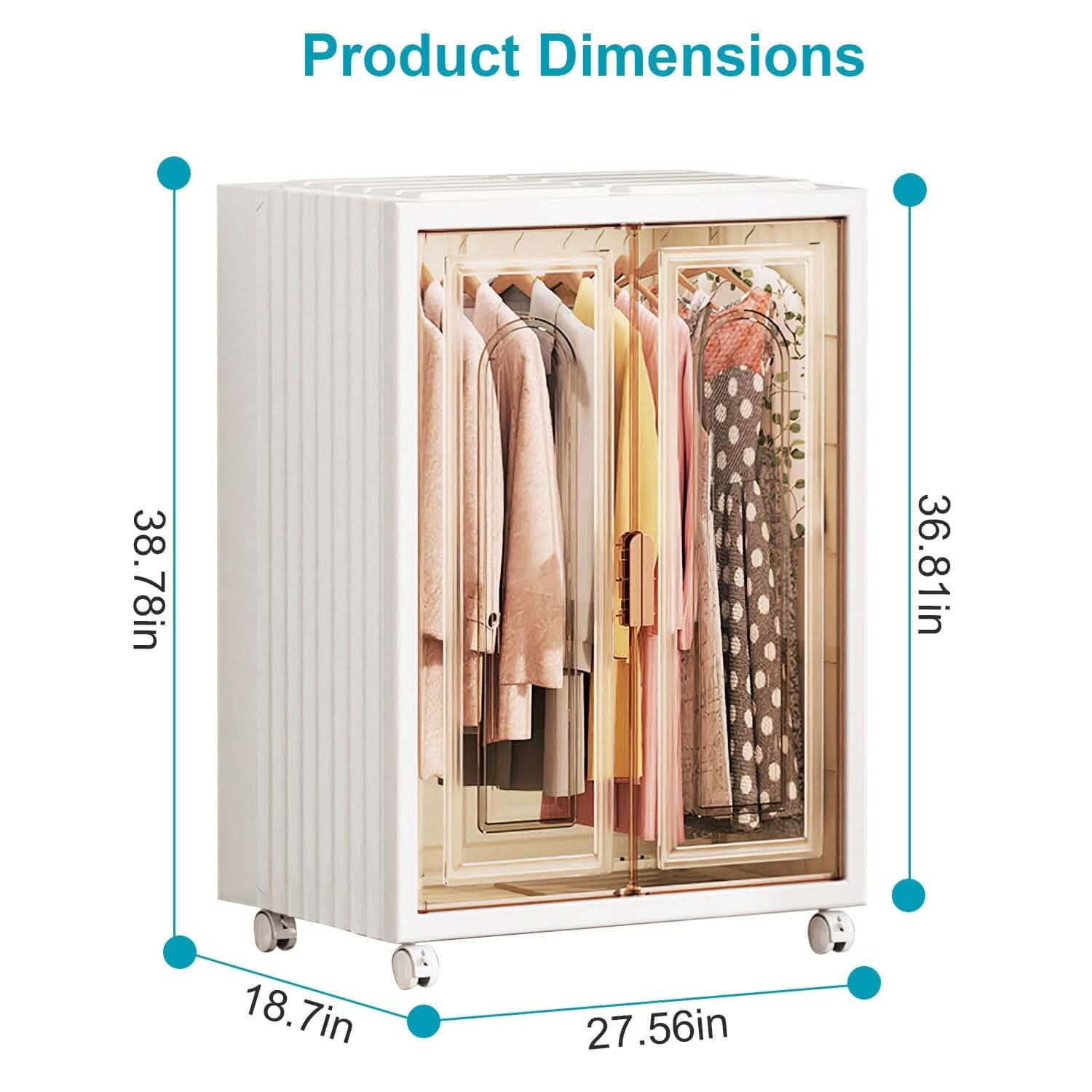 Petite Armoire Penderie avec Conception Magnétique