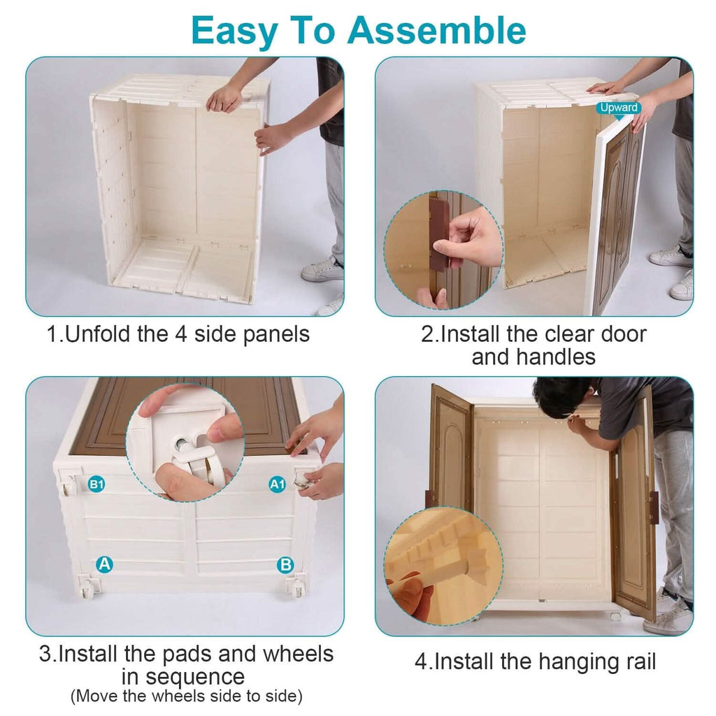 Petite Armoire Penderie avec Conception Magnétique