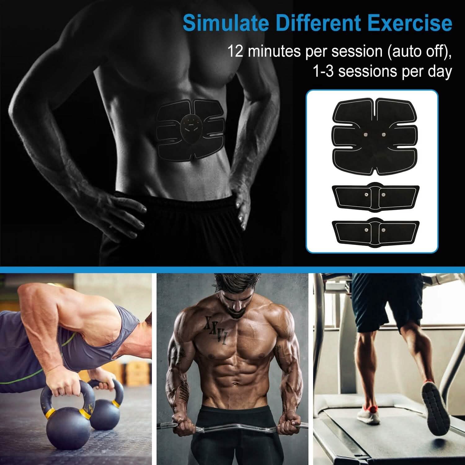 Ceinture de tonification musculaire Smart Abs Stimulator