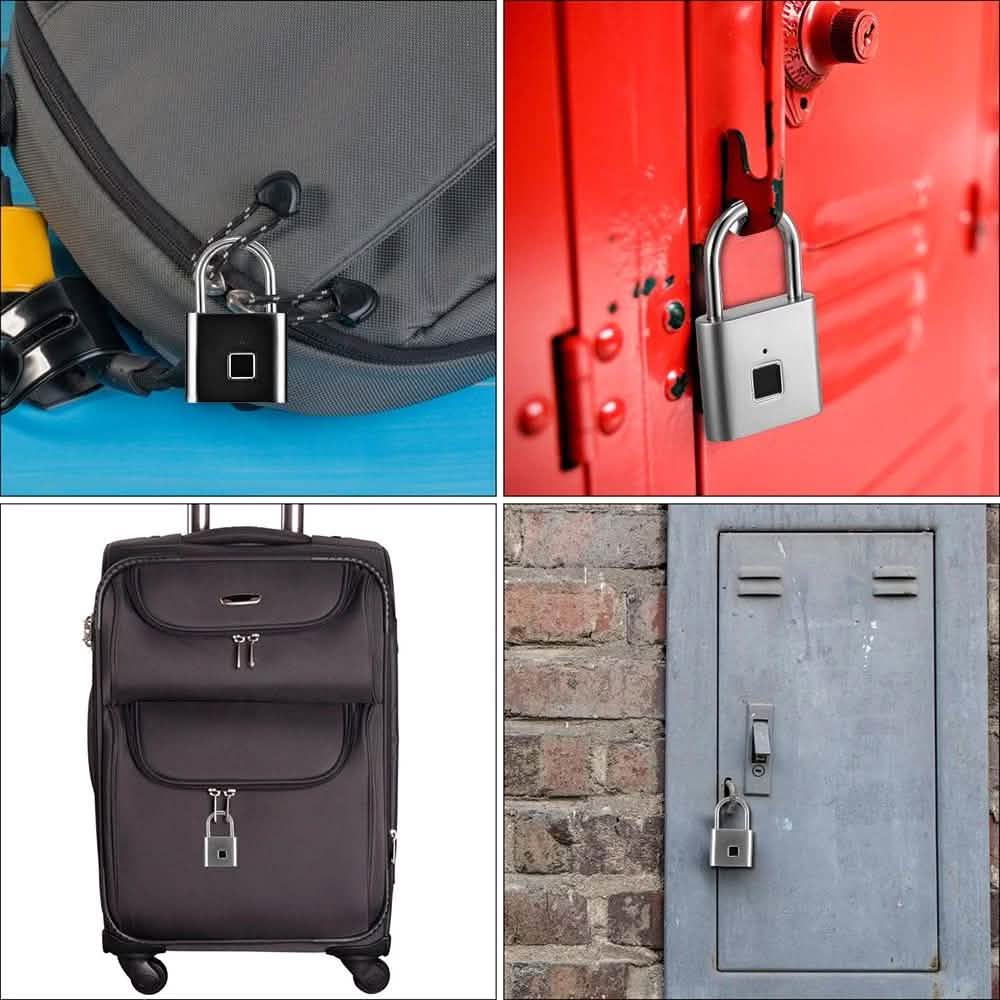 Serrure antivol intelligente à empreinte digitale de petite taille pour armoire de dortoir