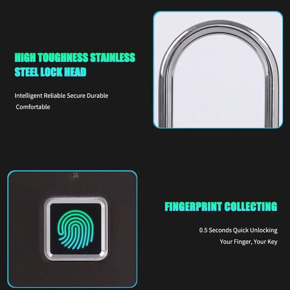 Serrure antivol intelligente à empreinte digitale de petite taille pour armoire de dortoir