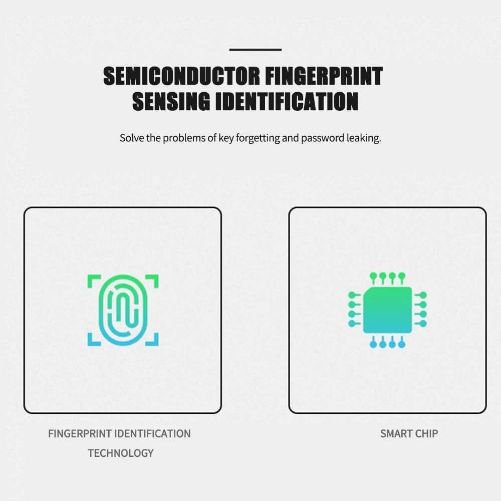 Serrure antivol intelligente à empreinte digitale de petite taille pour armoire de dortoir