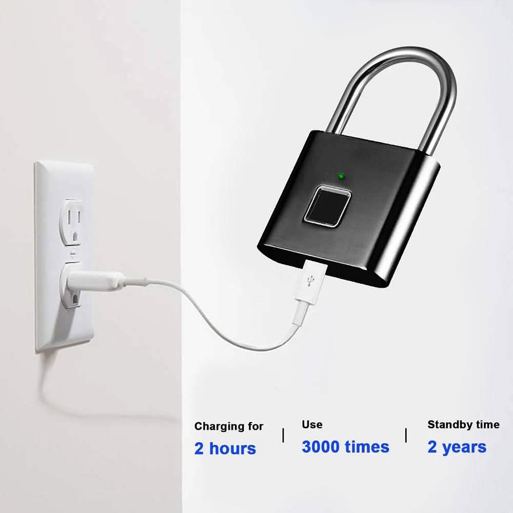 Serrure antivol intelligente à empreinte digitale de petite taille pour armoire de dortoir