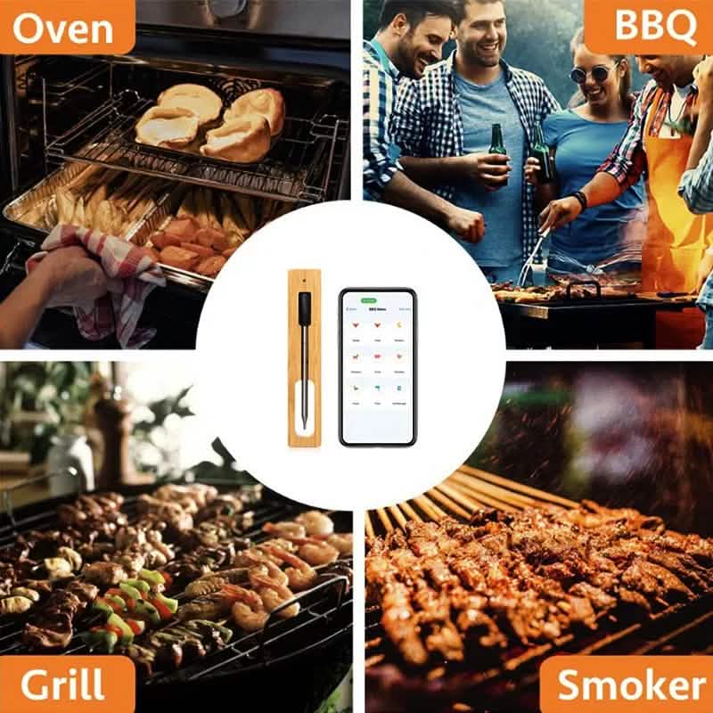 Thermomètre à viande intelligent avec Bluetooth