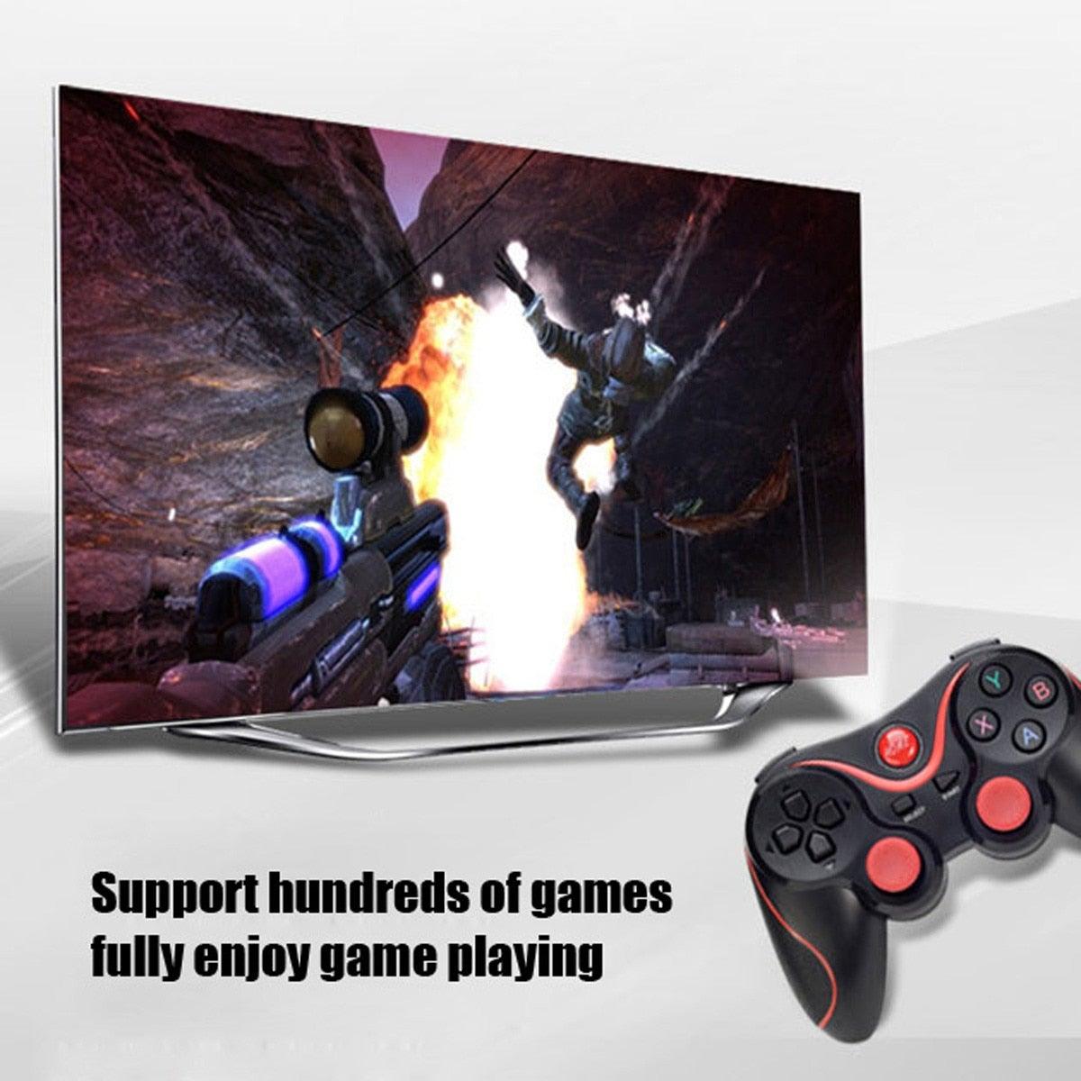 Manette de jeu sans fil Bluetooth 3.0 pour smartphone, manette de jeu Android, télécommande de jeu pour téléphone, PC, tablette, manette de jeu Android sans fil, mappage de touches, manette de jeu compatible avec le téléphone