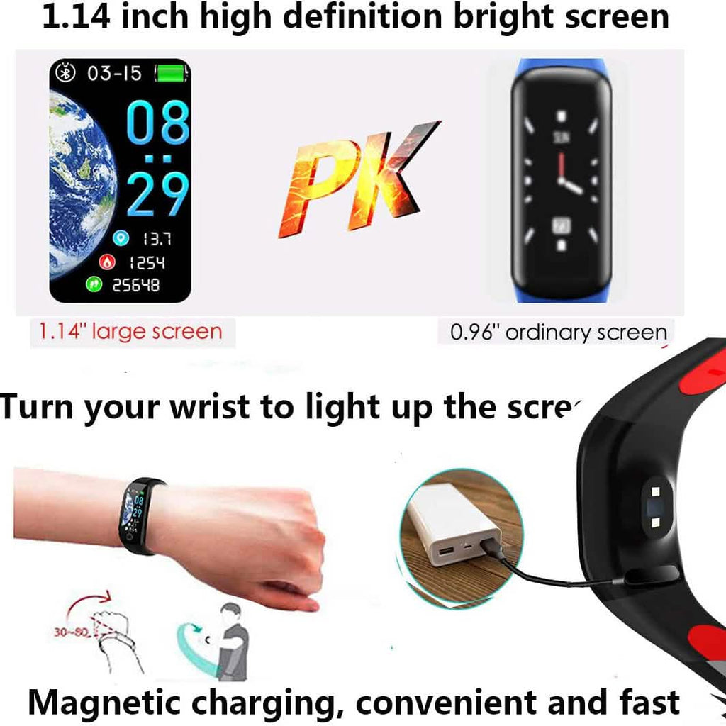 Montre Intelligente Connectée de Suivi d'Activité Physique