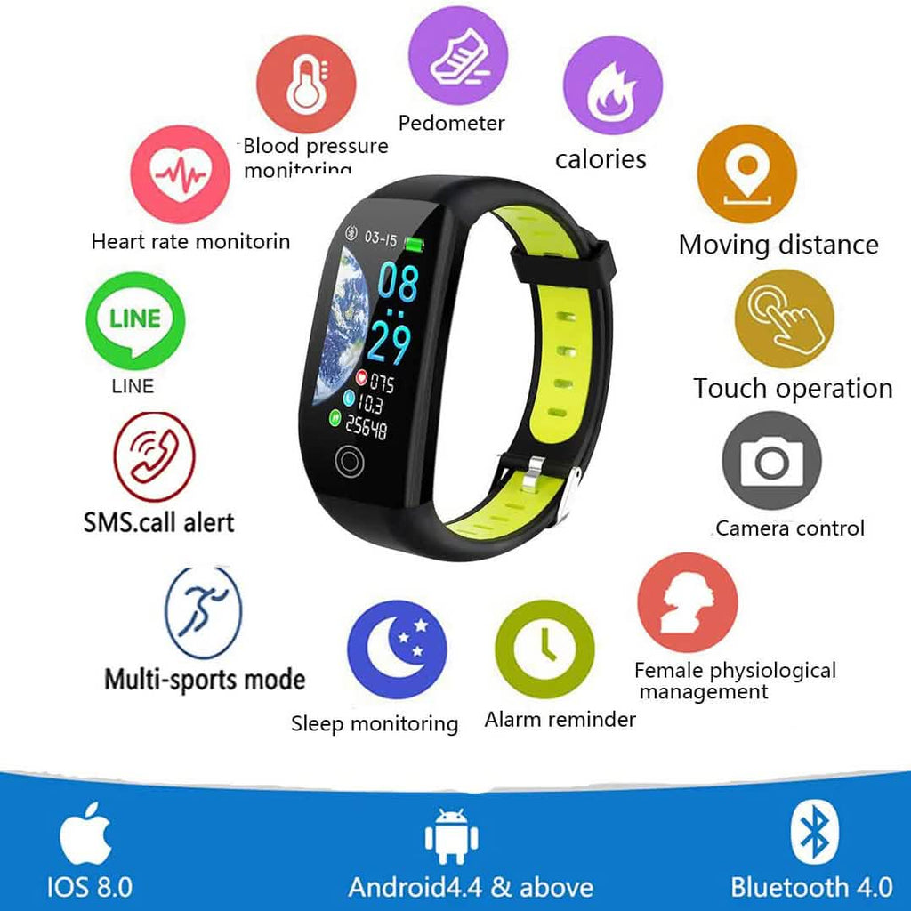 Montre Intelligente Connectée de Suivi d'Activité Physique