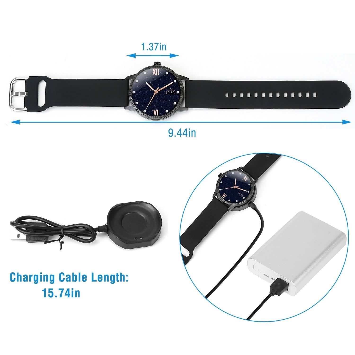 Montre Connectée de Sport avec Écran Tactile 1,08"