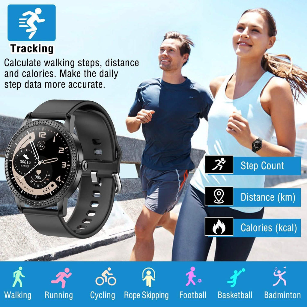 Montre Connectée de Sport avec Écran Tactile 1,08"