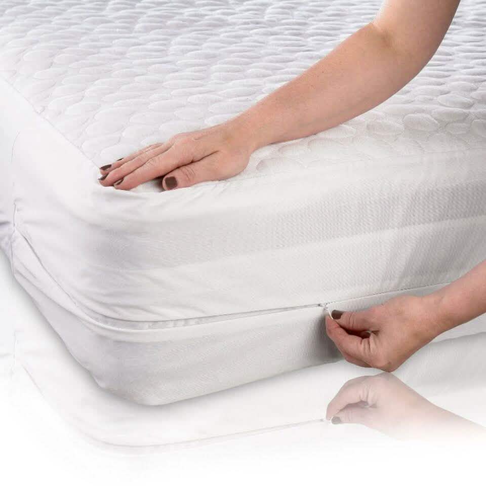 Protège-matelas en Tencel lisse - Taille : Lit simple