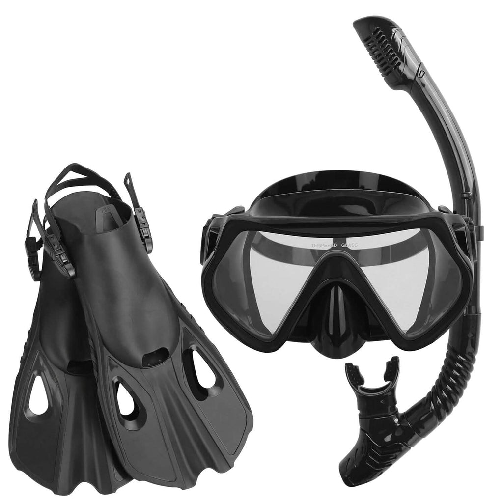 Ensemble Masque et Tuba avec Palmes Ajustables