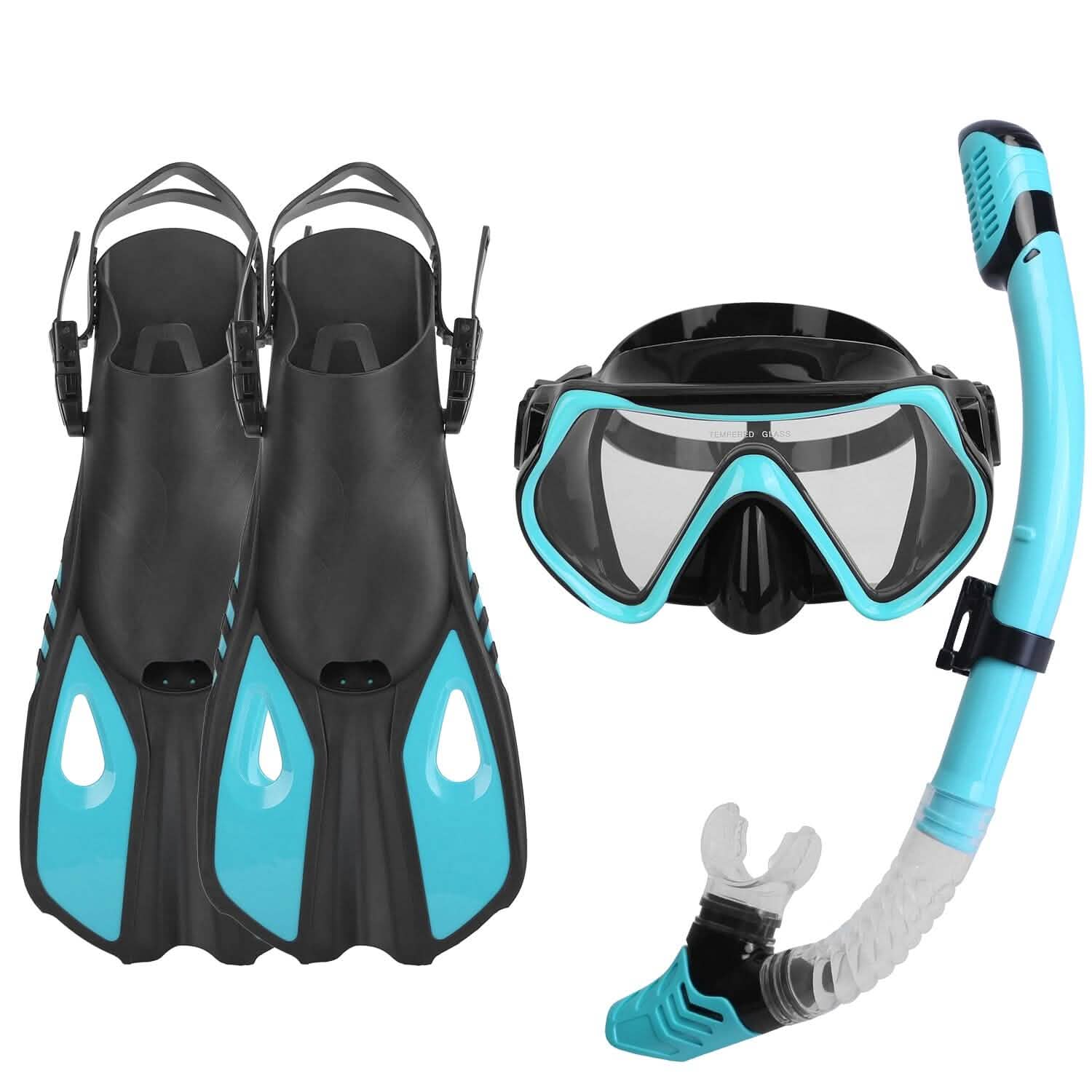 Ensemble Masque et Tuba avec Palmes Ajustables