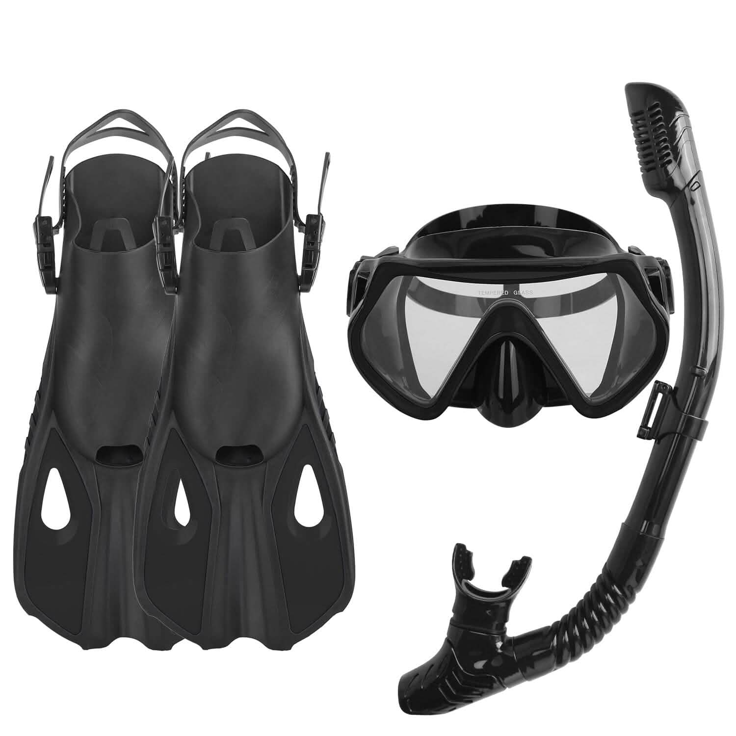 Ensemble Masque et Tuba avec Palmes Ajustables