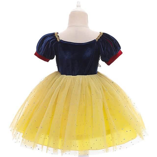Robe de costume de cosplay de princesse Blanche-Neige