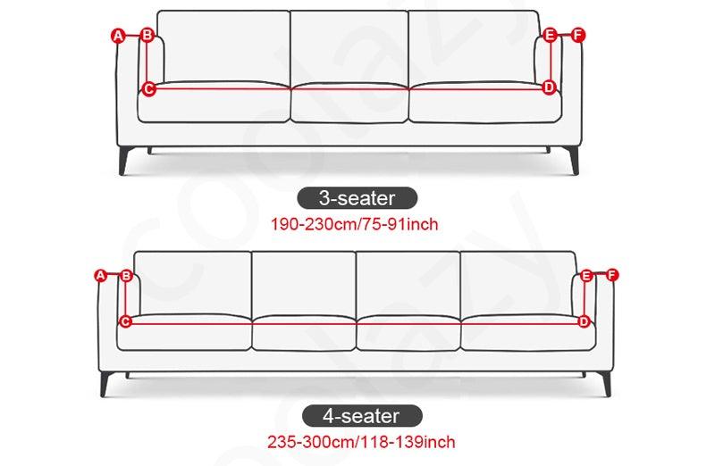 Housse de canapé géométrique, housse de canapé élastique pour salon, animaux domestiques, canapé d'angle en forme de L, housse de canapé en forme de L avec bas élastique, ensemble Jacquard pour salon