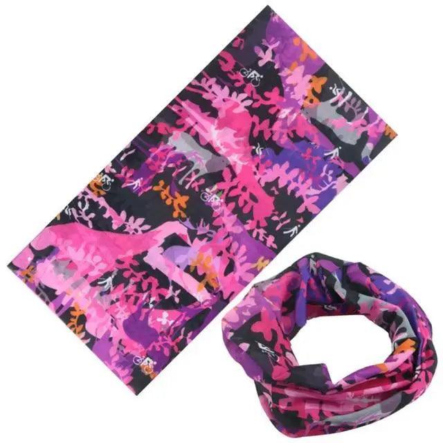 Foulard en soie doux et confortable, écharpe magique unisexe, bandeau de sport extérieur pour vélo, tour de cou, cagoule pour cyclisme, bandana de motard, masque facial