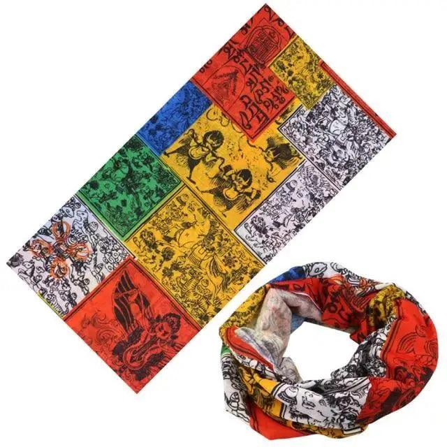 Foulard en soie doux et confortable, écharpe magique unisexe, bandeau de sport extérieur pour vélo, tour de cou, cagoule pour cyclisme, bandana de motard, masque facial
