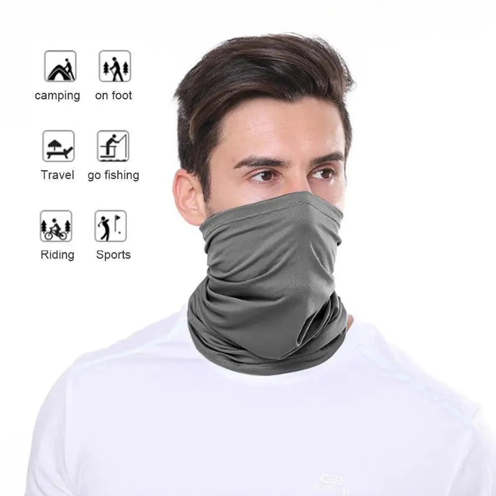 Foulard en soie doux et confortable, écharpe magique unisexe, bandeau de sport extérieur pour vélo, tour de cou, cagoule pour cyclisme, bandana de motard, masque facial