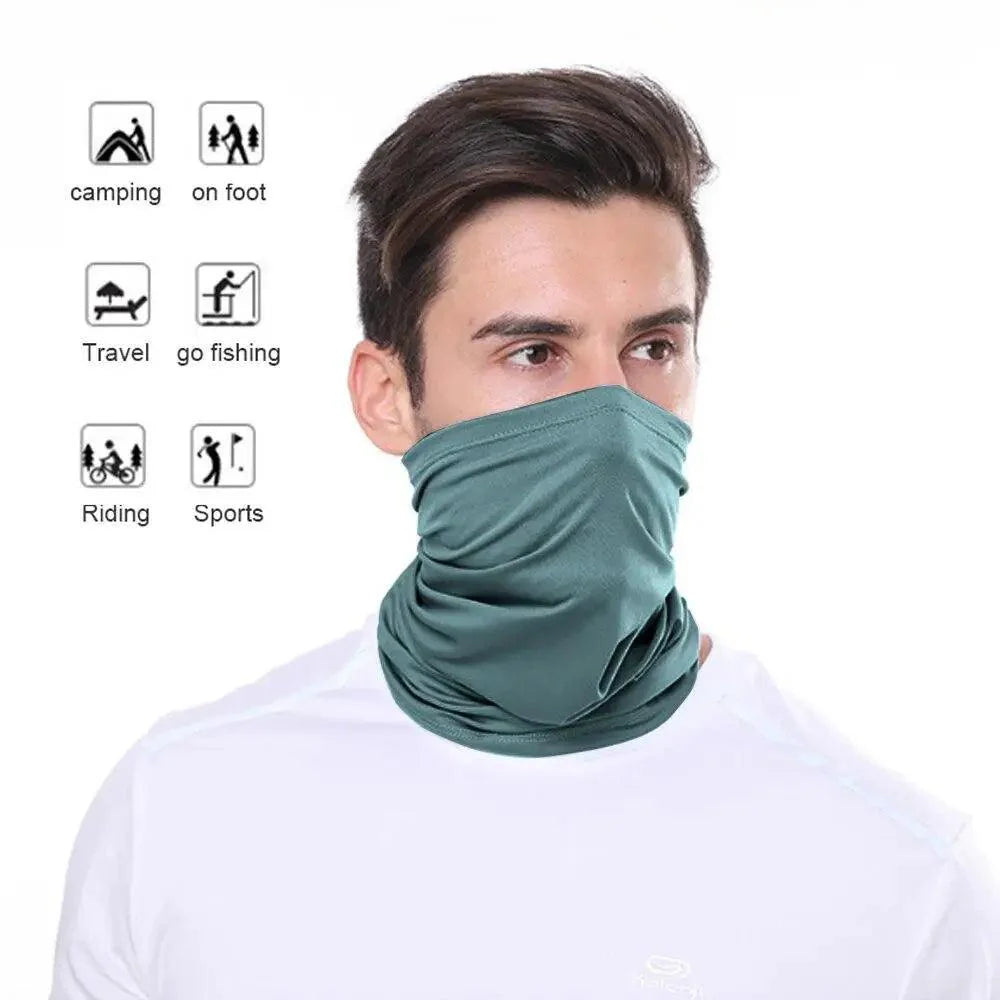 Foulard en soie doux et confortable, écharpe magique unisexe, bandeau de sport extérieur pour vélo, tour de cou, cagoule pour cyclisme, bandana de motard, masque facial