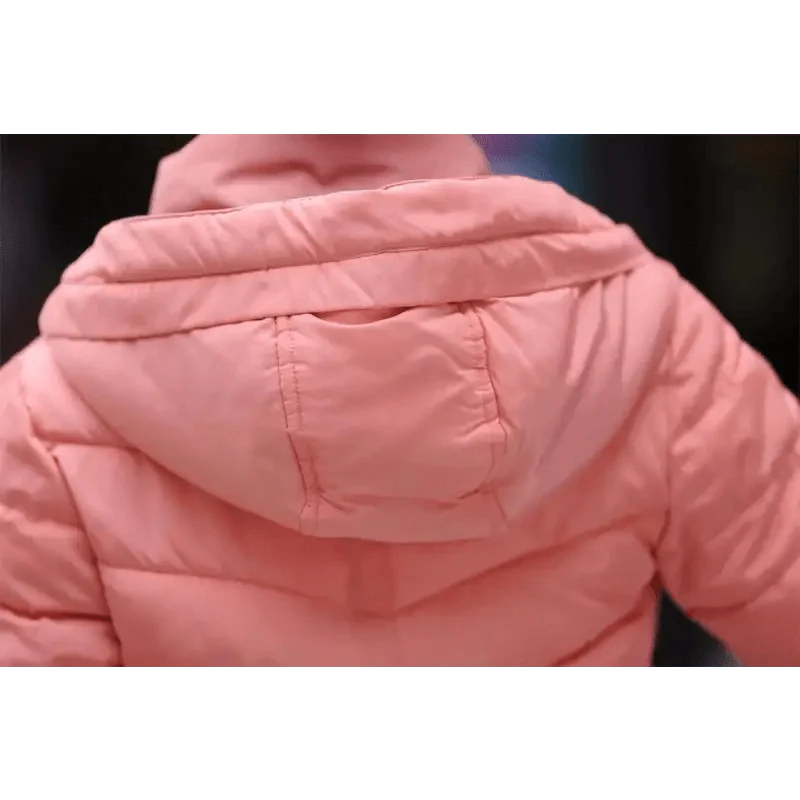 Veste d'hiver douce et confortable pour femme, courte, épaisse, coupe-vent, avec capuche, fermeture éclair, en coton matelassé, coupe ajustée, couleur unie, hauts basiques.