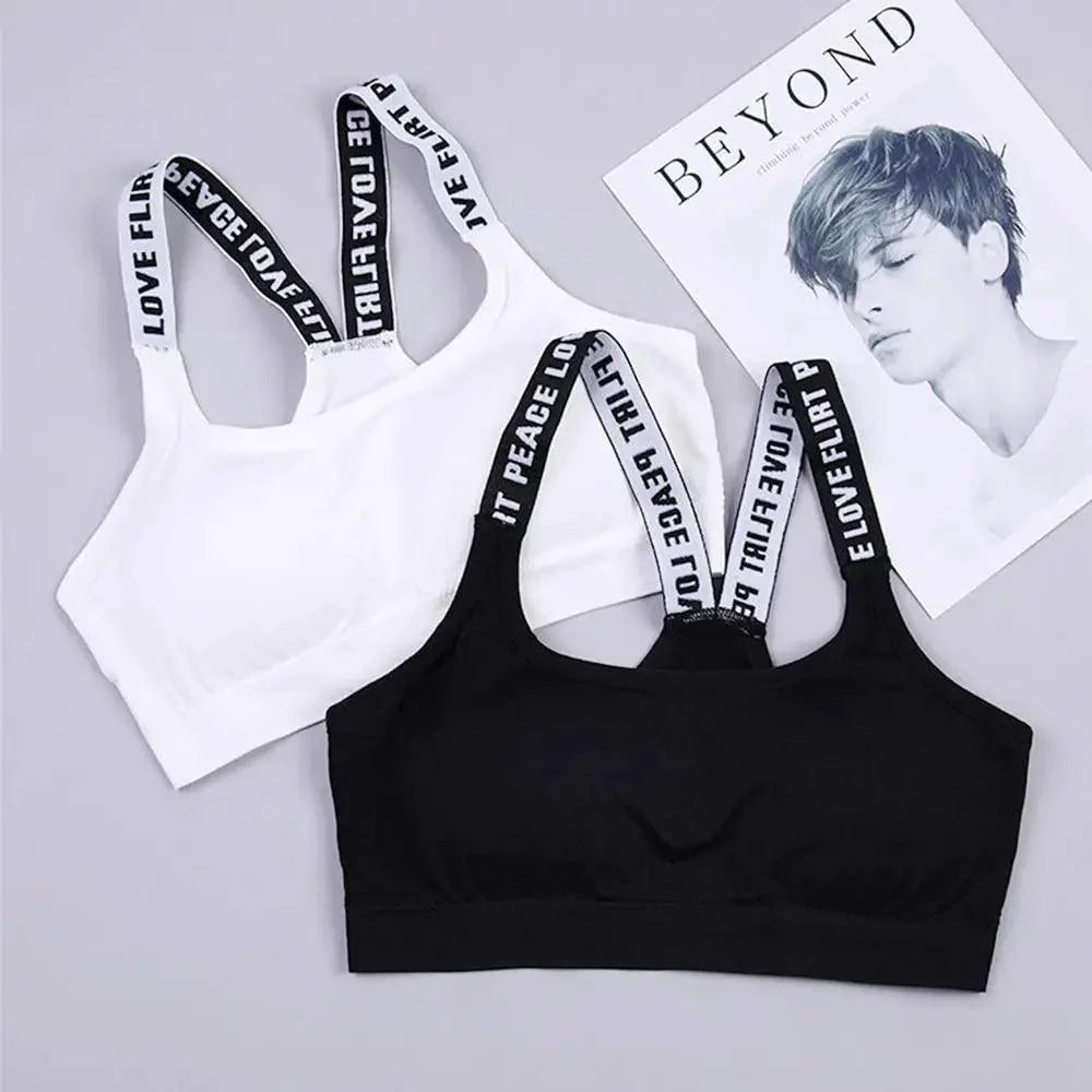 Soutien-gorge de sport doux et élégant pour femmes, hauts pour filles, impact élevé pour le haut de gym, fitness, yoga, course, vêtements de sport pour femmes