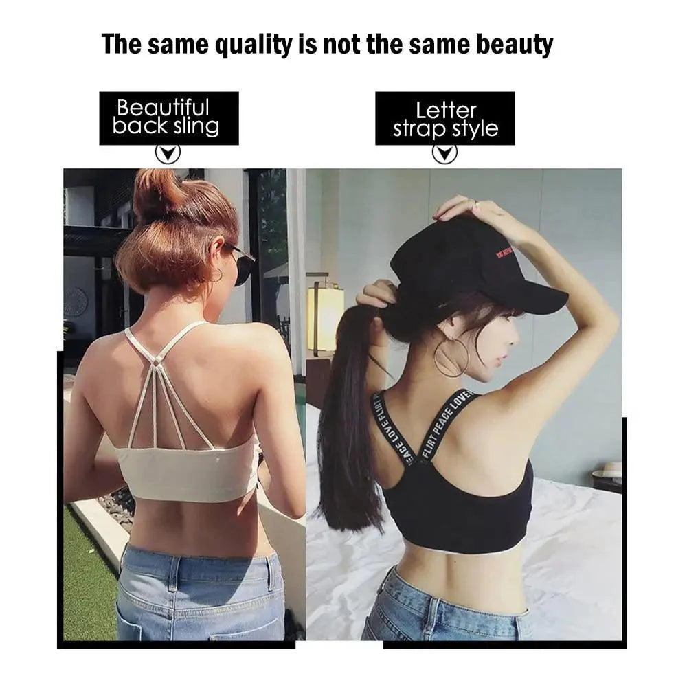 Soutien-gorge de sport doux et élégant pour femmes, hauts pour filles, impact élevé pour le haut de gym, fitness, yoga, course, vêtements de sport pour femmes