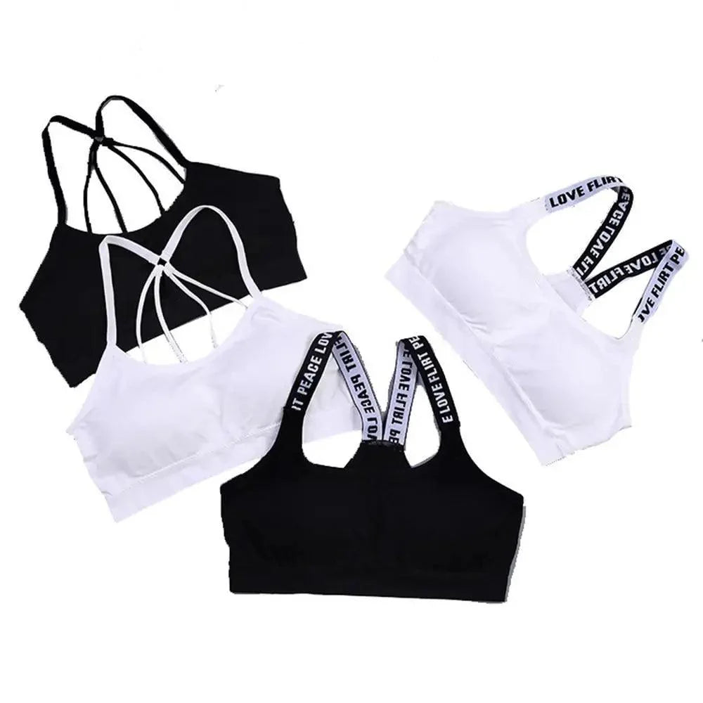 Soutien-gorge de sport doux et élégant pour femmes, hauts pour filles, impact élevé pour le haut de gym, fitness, yoga, course, vêtements de sport pour femmes