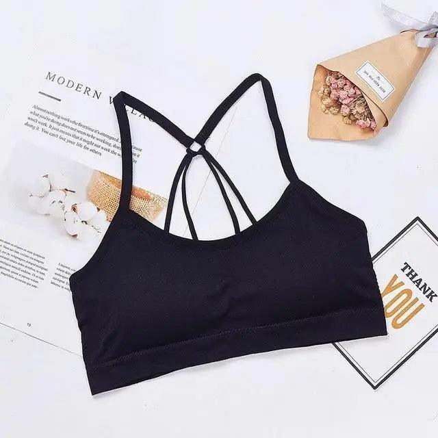 Soutien-gorge de sport doux et élégant pour femmes, hauts pour filles, impact élevé pour le haut de gym, fitness, yoga, course, vêtements de sport pour femmes