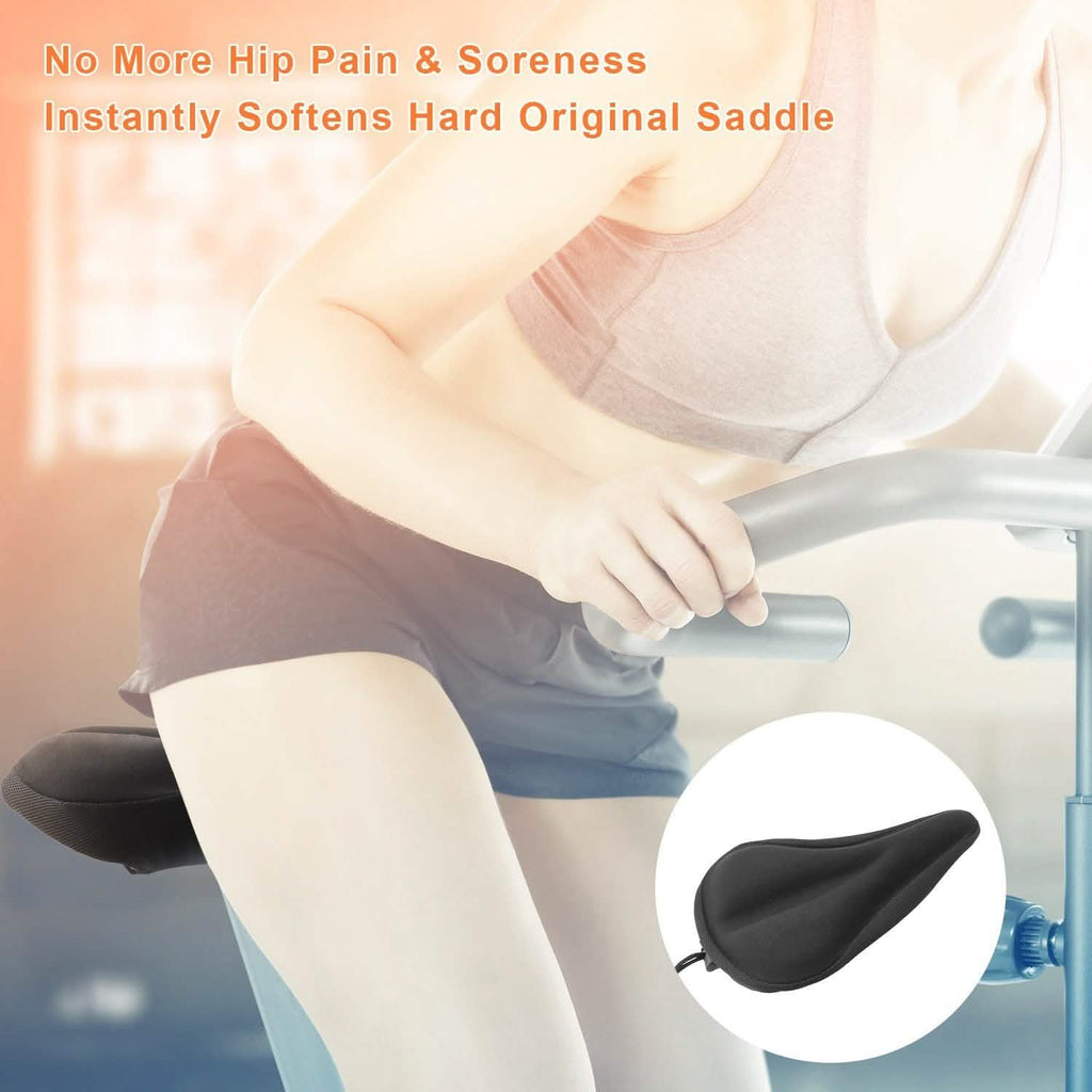 Housse de selle de vélo en gel de silicone souple