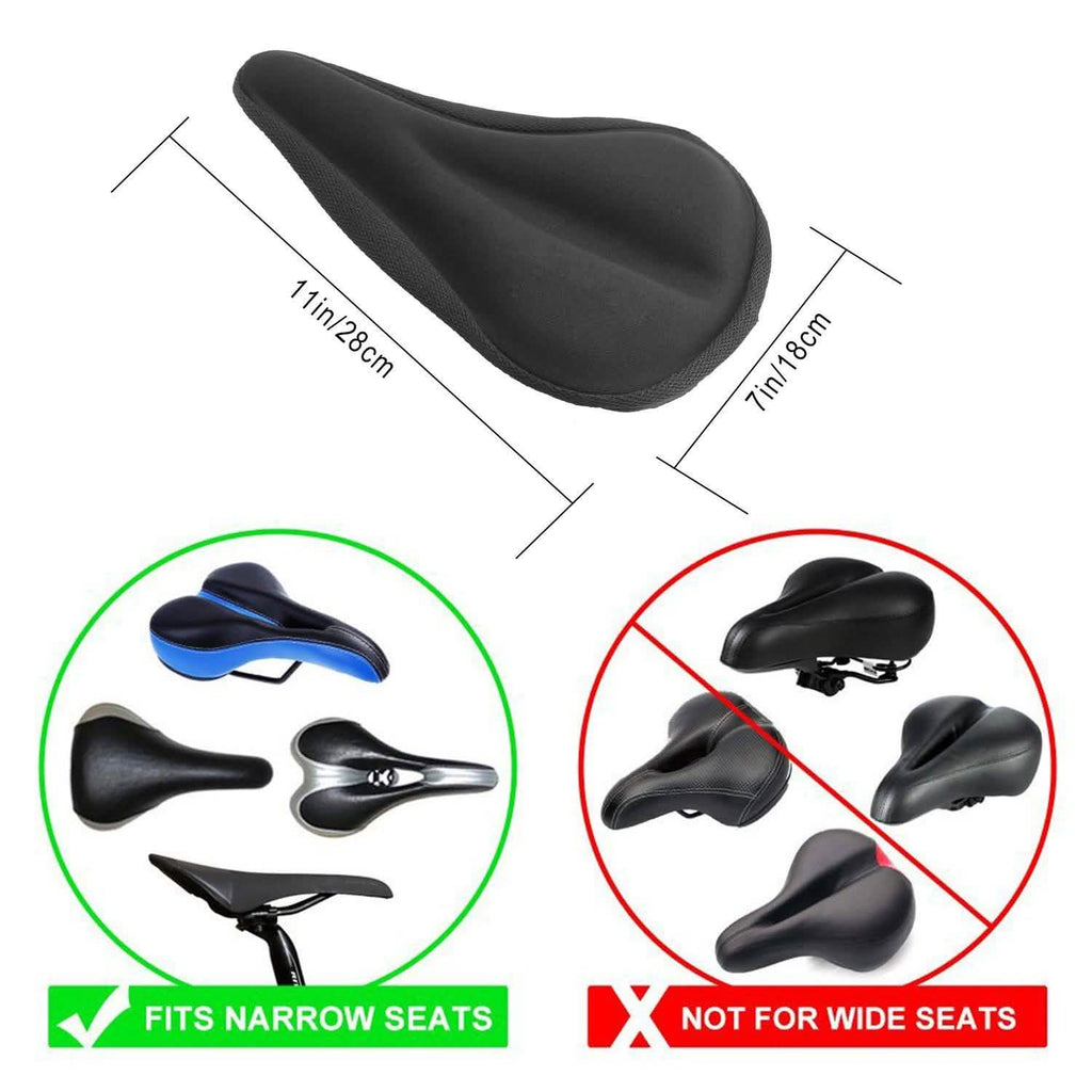 Housse de selle de vélo en gel de silicone souple