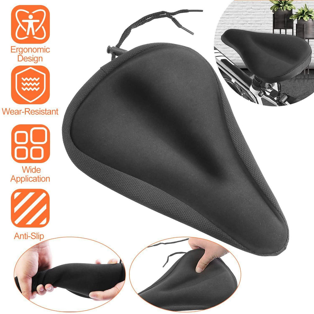Housse de selle de vélo en gel de silicone souple