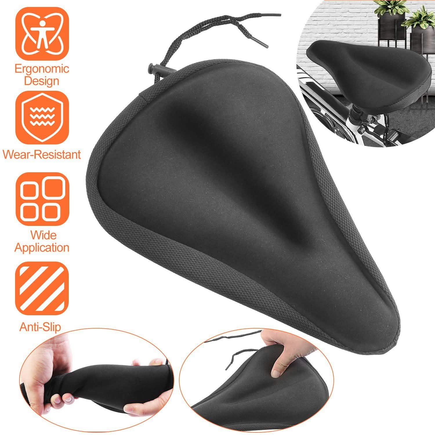 Housse de selle de vélo en gel de silicone souple