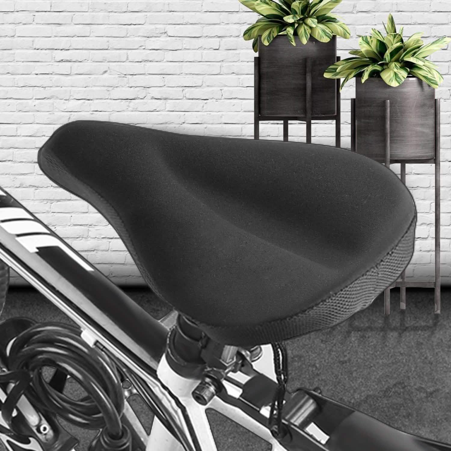Housse de selle de vélo en gel de silicone souple