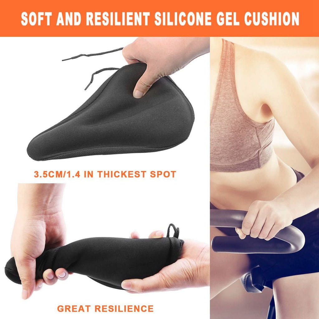 Housse de selle de vélo en gel de silicone souple